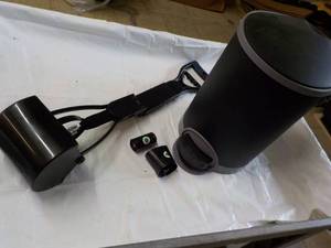 lot 111 image: Furry Fusion Dog Poop Trash Bin Set...