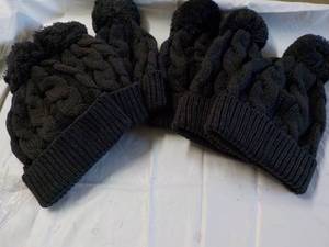 lot 134 image: 6 ct Cable Knit Hats...
