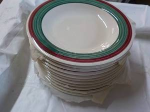 lot 163 image: Set of 12 G.E.T. Melamine Large 9 ...