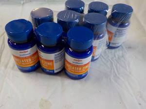 lot 182 image: 9 ct Meijer Chelated Zinc 50 mg per...