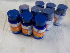 lot 183 image: 9 ct Meijer Chelated Zinc 50 mg per...