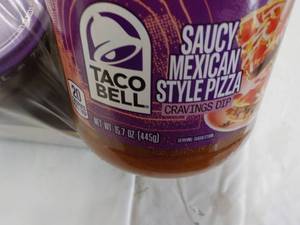 lot 203 image: 12 ct Taco Bell Saucy Mexican 157 o...