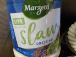 lot 204 image: 6 ct Marzetti 16 oz Lite Slaw Dress...