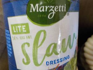 lot 205 image: 6 ct Marzetti 16 oz Lite Slaw Dress...