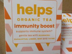 lot 210 image: 96 ct Helps Organic Tea...