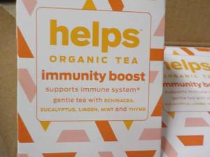 lot 211 image: 96 ct Helps Organic Tea...