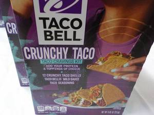 lot 212 image: 6 ct Taco Bell Crunchy Taco Kits...