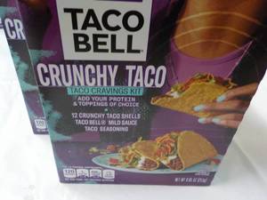 lot 213 image: 6 ct Taco Bell Crunchy Taco Kits...