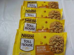 lot 225 image: 4 ct 11 oz Bags Nestle Butterscotch...