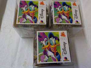lot 251 image: 3 ct Disney 850 pc Puzzles...