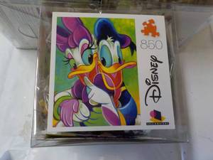 lot 255 image: 3 ct Disney 850 pc Puzzles...
