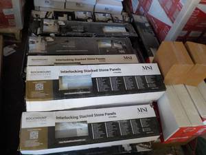 lot 284 image: Pallet of MST Stocked Stone Panels ...