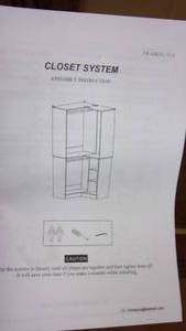 lot 6 image: closet system...