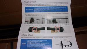 lot 30 image: big tension rod...