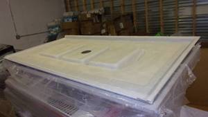 lot 53 image: casey 38.5 inch x 38.5 inch x 70 in...