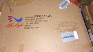 lot 56 image: sofa bed...