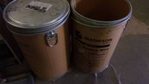 lot 65 image: 2 barrels with one cover...