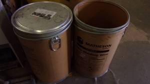 lot 67 image: 2 barrels with one cover...
