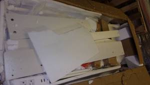 lot 73 image: craft storage cabinet...