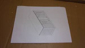 lot 77 image: big dual dog crate...