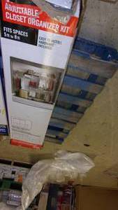 lot 80 image: everbuilt adjustable organizer kit...