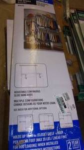 lot 95 image: everbuilt adjustable closet organiz...