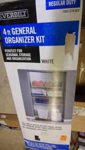 lot 97 image: everbuilt 4 foot general organizer...
