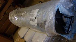 lot 109 image: roll of thick black plastic...