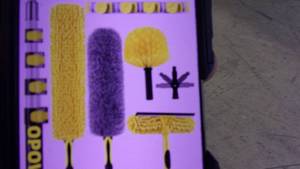 lot 118 image: new 25 foot high ceiling duster kit...