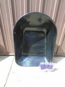 lot 114 image: Steel wheelbarrow tub. As shown.