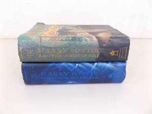 lot 4 image: 2 First Edition Harry Potter Order of the Phoenix and Goblet of Fire