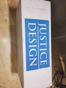 lot 146 image: Set of 3 Justice Design Open-Box Opal Glass Lamp Shades