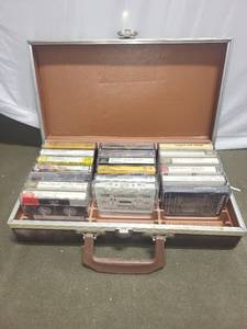 lot 241 image: Collection of 40 Classical Music Cassette Tapes with Vintage Storage Cases