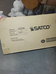 lot 301 image: Box of 16 Satco 60W 120V Medium Base Lamps
