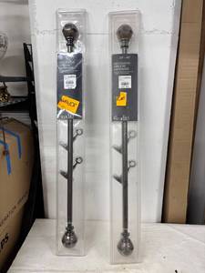 lot 173 image: Set of 2 Studio Decorative Window Hardware Tuscan Bronze