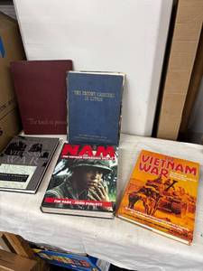 lot 226 image: Collection of Vietnam War Historical Books