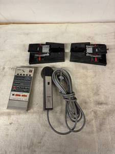 lot 317 image: Vintage Aiwa TP-1011 Remote, Microphone and Foot Pedals