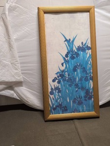 lot 8 image: Spectra Galleries Irises Framed Art