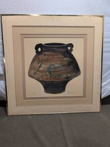lot 11 image: Contemporary Pot A Framed Artwork