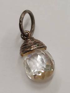 lot 60J image: Faceted Sterling Silver Gemstone Charm