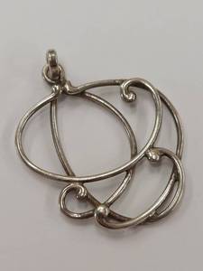 lot 68J image: Sterling Silver Abstract Design Pendant