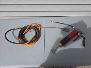 lot 39 image: grease gun and brush torch
