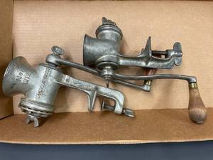 lot 14T image: Vintage Winchester Meat Grinder Lot W12 W11