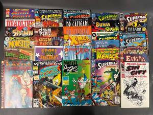 lot 22K image: Huge Comic Book Lot Marvel DC Superman Batman - SEE ALL PHOTOS