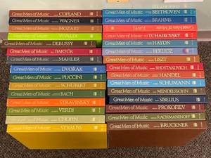 lot 4A image: Great Men of Music Record LP Vinyl Set Collection