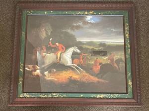 lot 7U image: Bombay Company Full Cry Framed Print