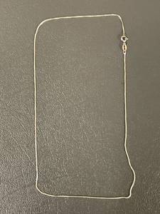 lot 20Q image: 16 Sterling Silver Necklace Italy 925