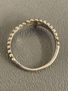 lot 128Q image: Sterling Silver 925 Cross Design Ring