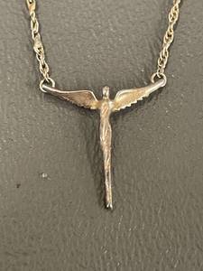 lot 158Q image: Sterling Silver Angelic Necklace 925 Silver