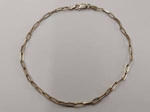 lot 213Q image: Italian Sterling Silver Chain 3.07g, 9 Long